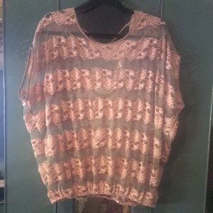 Free People Lace Top M